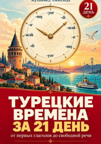 Обложка книги «Турецкие времена за 21 день от первых глаголов до свободной речи»
