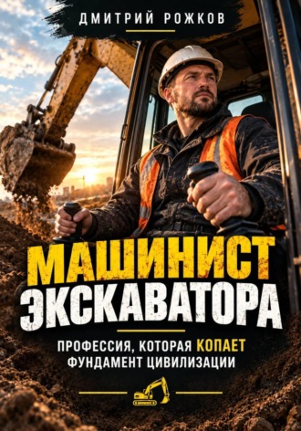 Обложка книги «Машинист экскаватора. Профессия, которая копает фундамент цивилизации»