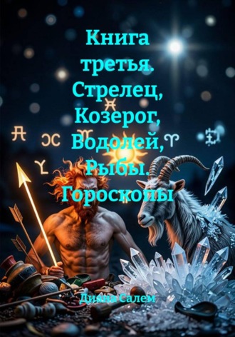 Обложка книги «Книга третья. Стрелец, Козерог, Водолей, Рыбы. Гороскопы»