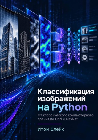 Обложка книги «Классификация изображений на Python. От классического компьютерного зрения до CNN и AlexNet»