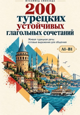 Обложка книги «200 турецких устойчивых глагольных сочетаний»