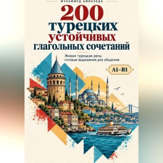 Обложка книги «200 турецких устойчивых глагольных сочетаний»