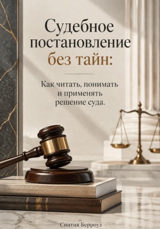 Обложка книги «Судебное постановление без тайн: Как читать, понимать и применять решение суда»