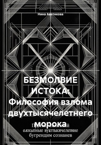Обложка книги «БЕЗМОЛВИЕ ИСТОКА: Философия взлома двухтысячелетнего морока»