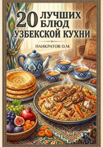 Обложка книги «20 лучших блюд узбекской кухни»