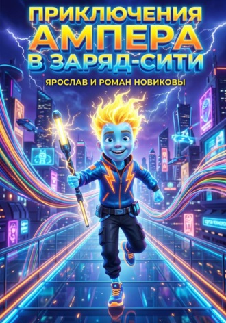 Обложка книги «Приключения Ампера в Заряд-Сити»