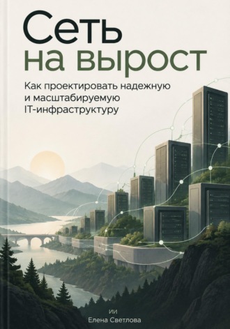 Обложка книги «Сеть на вырост: Как проектировать надежную и масштабируемую IT-инфраструктуру»