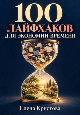 Обложка книги «100 лайфхаков для экономии времени»