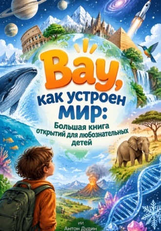 Обложка книги «Вау, как устроен мир: Большая книга открытий для любознательных детей»