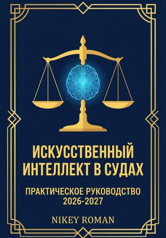 Обложка книги «ИИ в Судах РФ 2027»