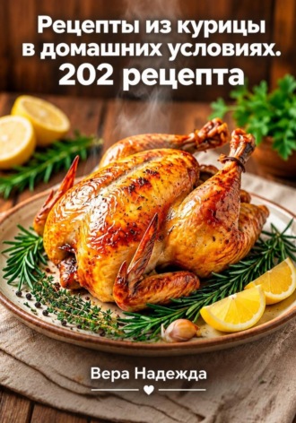 Обложка книги «Рецепты из курицы в домашних условиях. 202 рецепта»