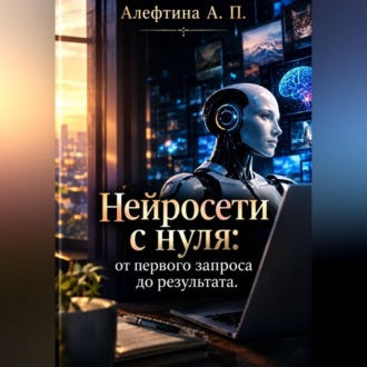 Обложка книги «Нейросети с нуля: от первого запроса до результата»