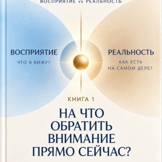 Обложка книги «НА ЧТО ОБРАТИТЬ ВНИМАНИЕ ПРЯМО СЕЙЧАС. Восприятие vs Реальность. Быстрая сверка»