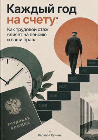 Обложка книги «Каждый год на счету: Как трудовой стаж влияет на пенсию и ваши права»