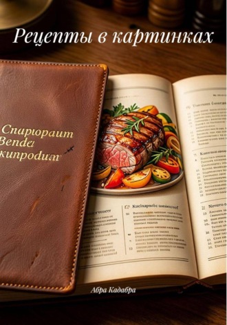 Обложка книги «Рецепты в картинках»