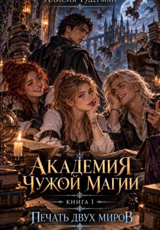 Обложка книги «Академия чужой магии. Печать двух миров»