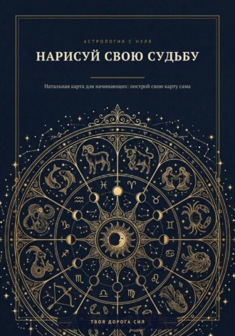 Обложка книги «Нарисуй свою судьбу. Натальная карта для начинающих: построй свою карту сама»