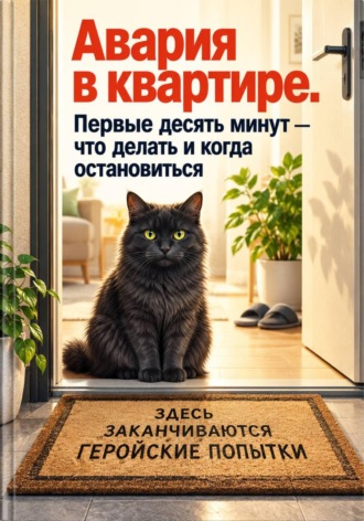 Обложка книги «Авария в квартире. Первые десять минут — что делать и когда остановиться»