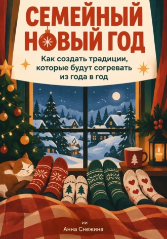 Обложка книги «Семейный Новый год: Как создать традиции, которые будут согревать из года в год»