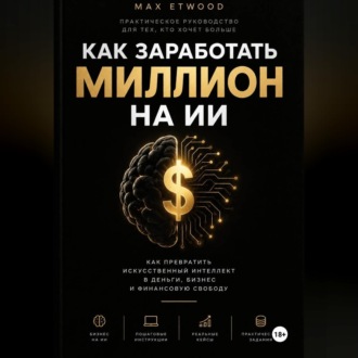 Обложка книги «КАК ЗАРАБОТАТЬ МИЛЛИОН НА ИИ»