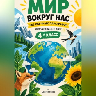 Обложка книги «Мир вокруг нас без скучных параграфов: окружающий мир, 4-й класс»