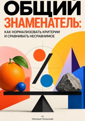 Обложка книги «Общий знаменатель: Как нормализовать критерии и сравнивать несравнимое»
