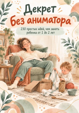 Обложка книги «Декрет без аниматора: 230 способов выдохнуть в декрете»