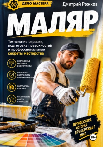 Обложка книги «Маляр Секреты профессионального мастерства»