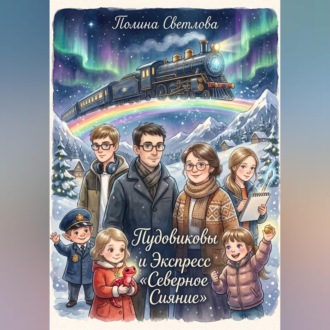 Обложка книги «Пудовико́вы и экспресс «Северное Сияние»»