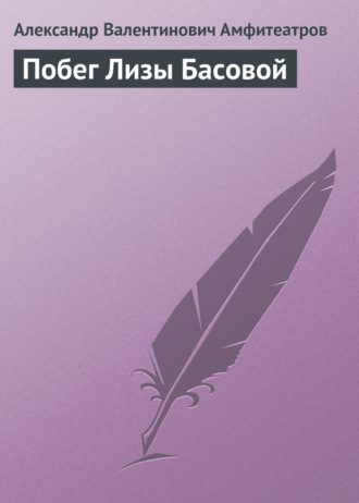 Обложка книги «Побег Лизы Басовой»