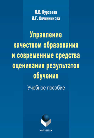 И. Г. Овчинникова. Управление качеством образования и современные средства оценивания результатов обучения