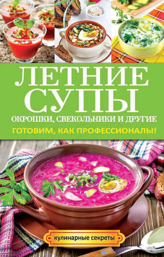 Обложка книги «Летние супы, окрошки, свекольники и другие. Готовим, как профессионалы!»
