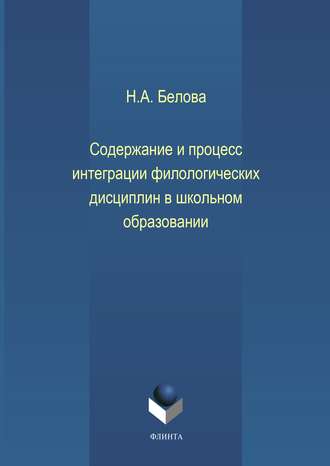 Н. А. Белова. Содержание и процесс интеграции филологических дисциплин в школьном образовании