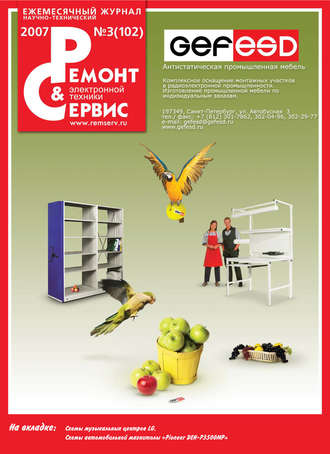 Обложка книги «Ремонт и Сервис электронной техники №03/2007»