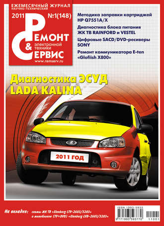 Обложка книги «Ремонт и Сервис электронной техники №01/2011»