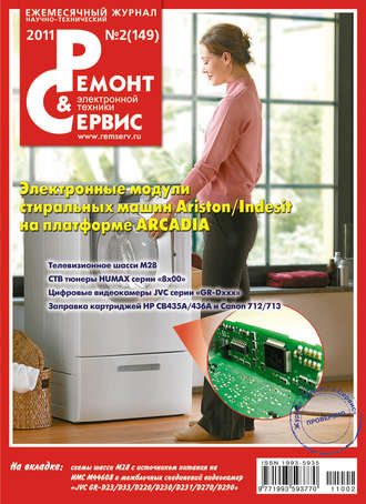 Обложка книги «Ремонт и Сервис электронной техники №02/2011»