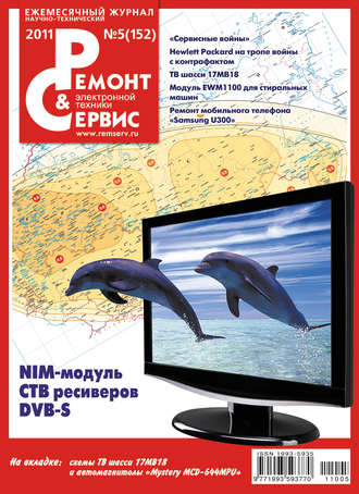 Обложка книги «Ремонт и Сервис электронной техники №05/2011»