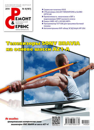 Обложка книги «Ремонт и Сервис электронной техники №04/2014»