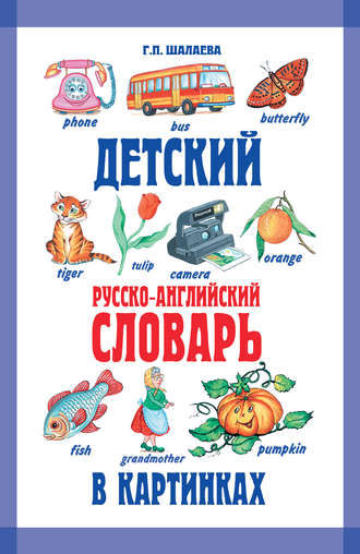 Обложка книги «Детский русско-английский словарь в картинках»