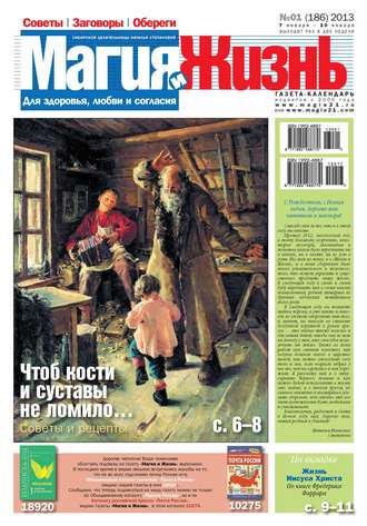 Обложка книги «Магия и жизнь. Газета сибирской целительницы Натальи Степановой №01/2013»