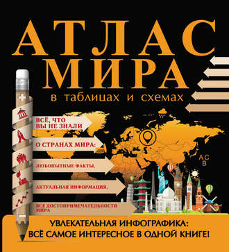 Обложка книги «Атлас мира в таблицах и схемах»
