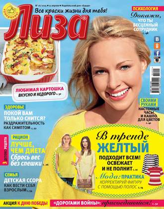 Обложка книги «Журнал «Лиза» №16/2015»