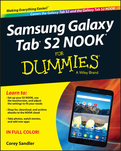 Corey Sandler — Samsung Galaxy Tab S2 NOOK For Dummies