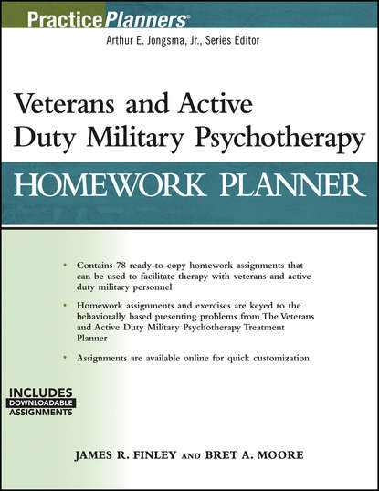 James R. Finley — Veterans and Active Duty Military Psychotherapy Homework Planner