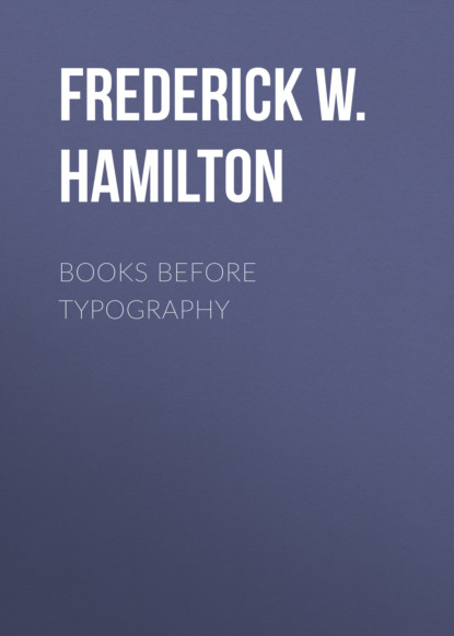 Books Before Typography
