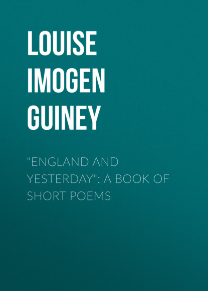 "England and Yesterday": A Book of Short Poems