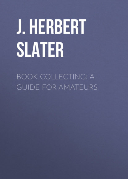 Book Collecting: A Guide for Amateurs