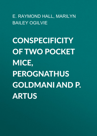 Conspecificity of two pocket mice, Perognathus goldmani and P. artus
