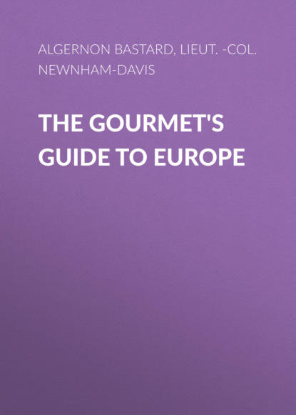 The Gourmet's Guide to Europe