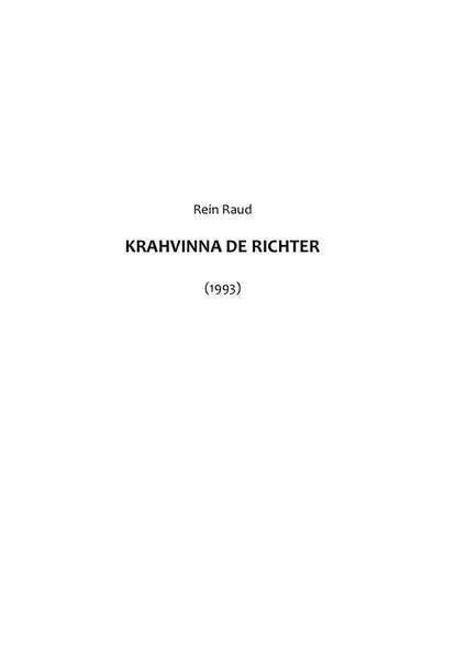 Krahvinna von Richter